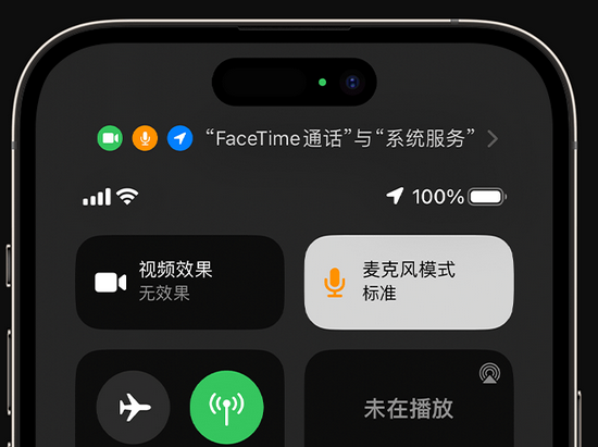 东西湖苹果授权维修网点分享iPhone在通话时让你的声音更清晰 