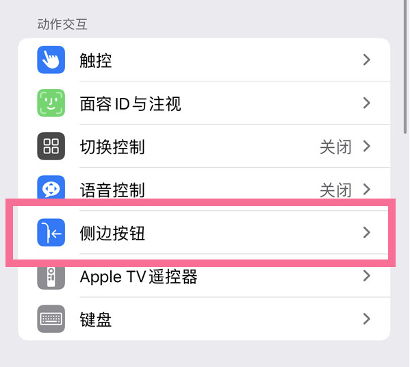 东西湖苹果14维修店分享iPhone14 Plus侧键双击下载功能关闭方法 